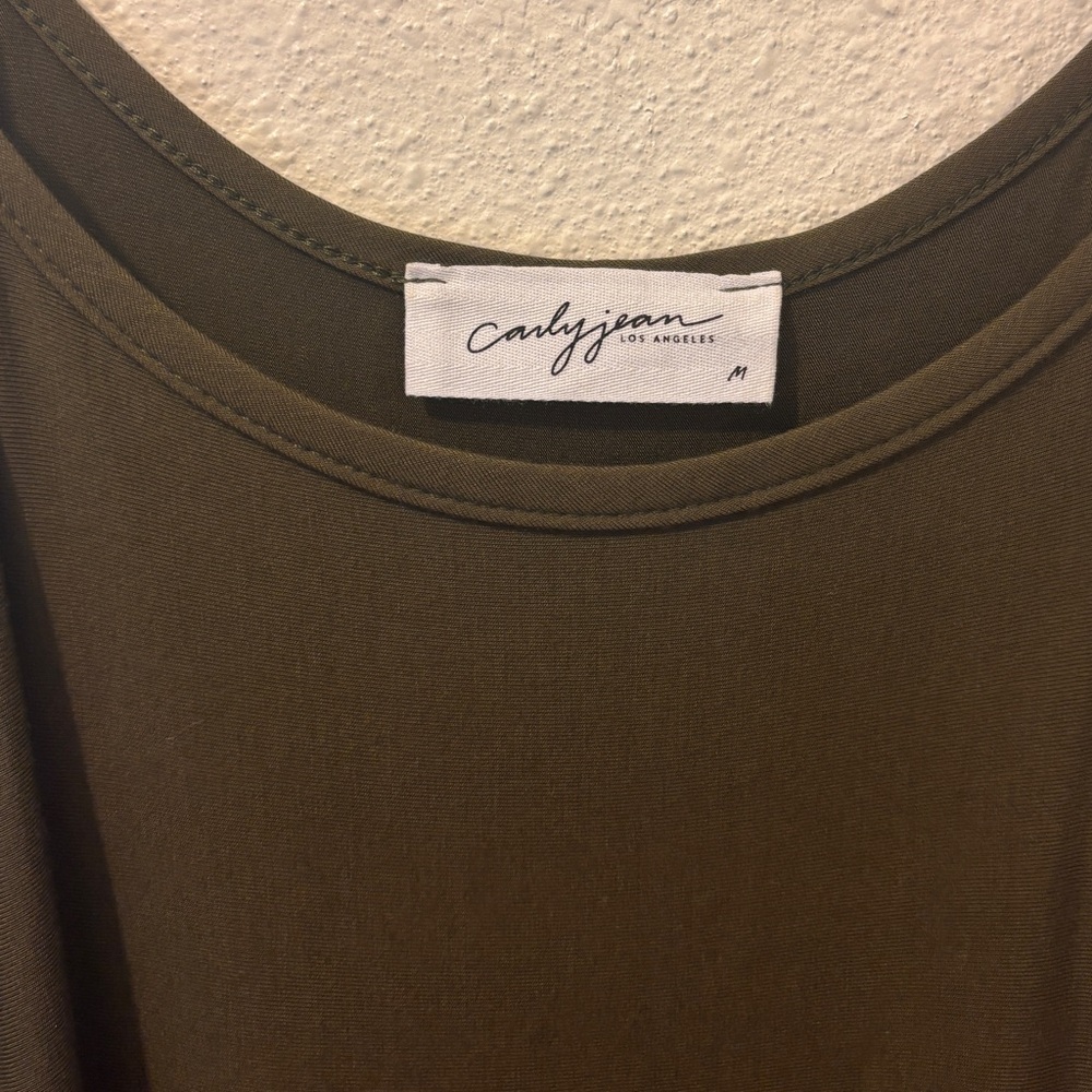 CJLA Stella Dress Olive Green - Picture 2 of 2